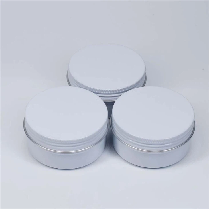 5ml White Aluminum Box With Cap