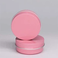 Okrugla limenka Aluminijski balzam za usne s vijakom Okrugla čelična kutija 120 ml 60 ml kutija